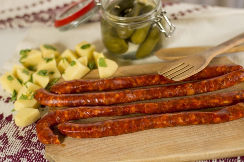 Cârnați afumați din porc 500g